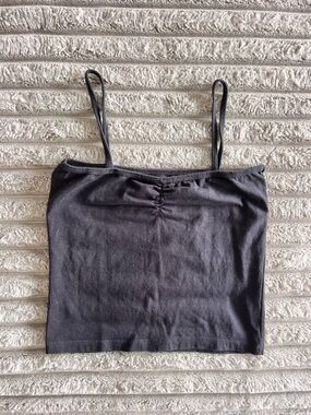 Brandy Melville Cotton Black Tank Top- S